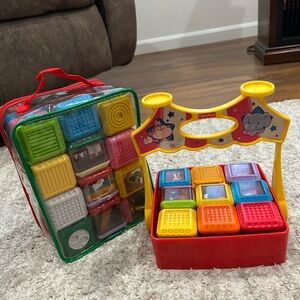Fisher-Price Peek a Blocks set of 33 blocks
